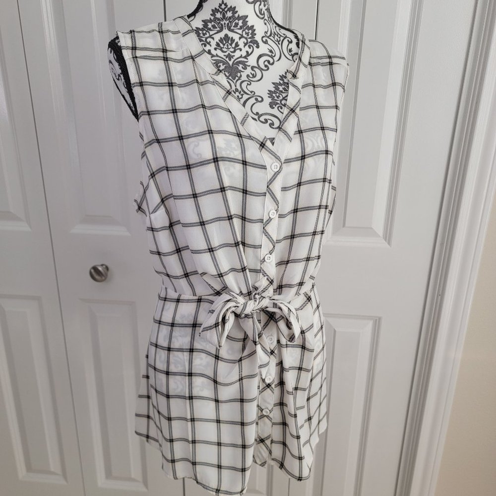 Torrid Peplum Tie-Front Tank